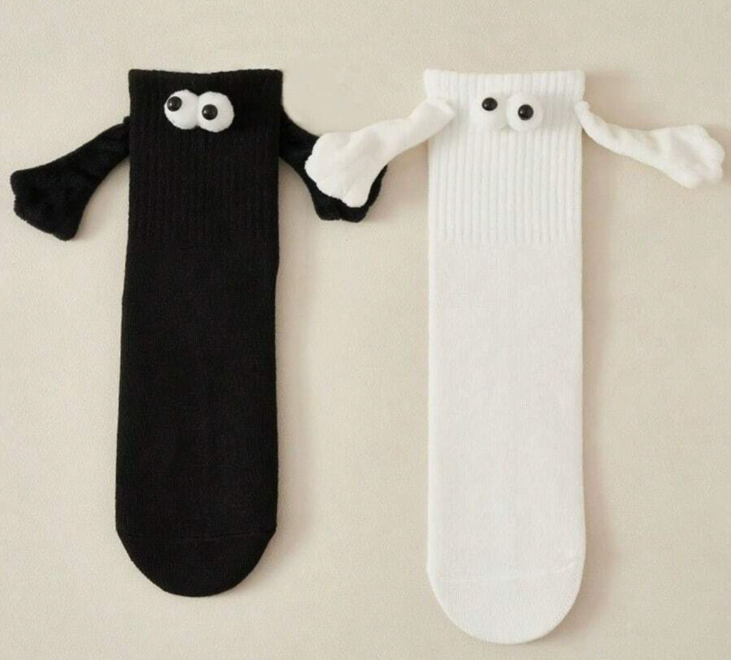 2 Pairs Cute Funny Couple Socks
