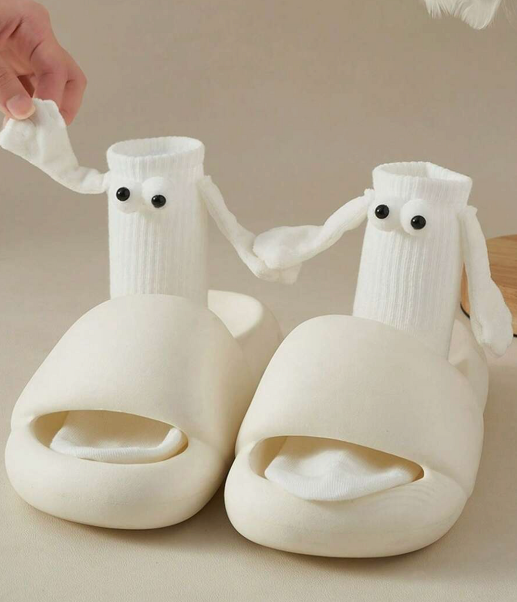 2 Pairs Cute Funny Couple Socks
