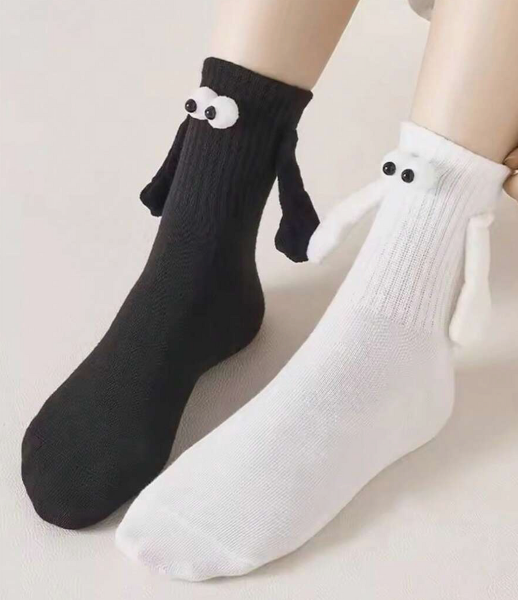 2 Pairs Cute Funny Couple Socks