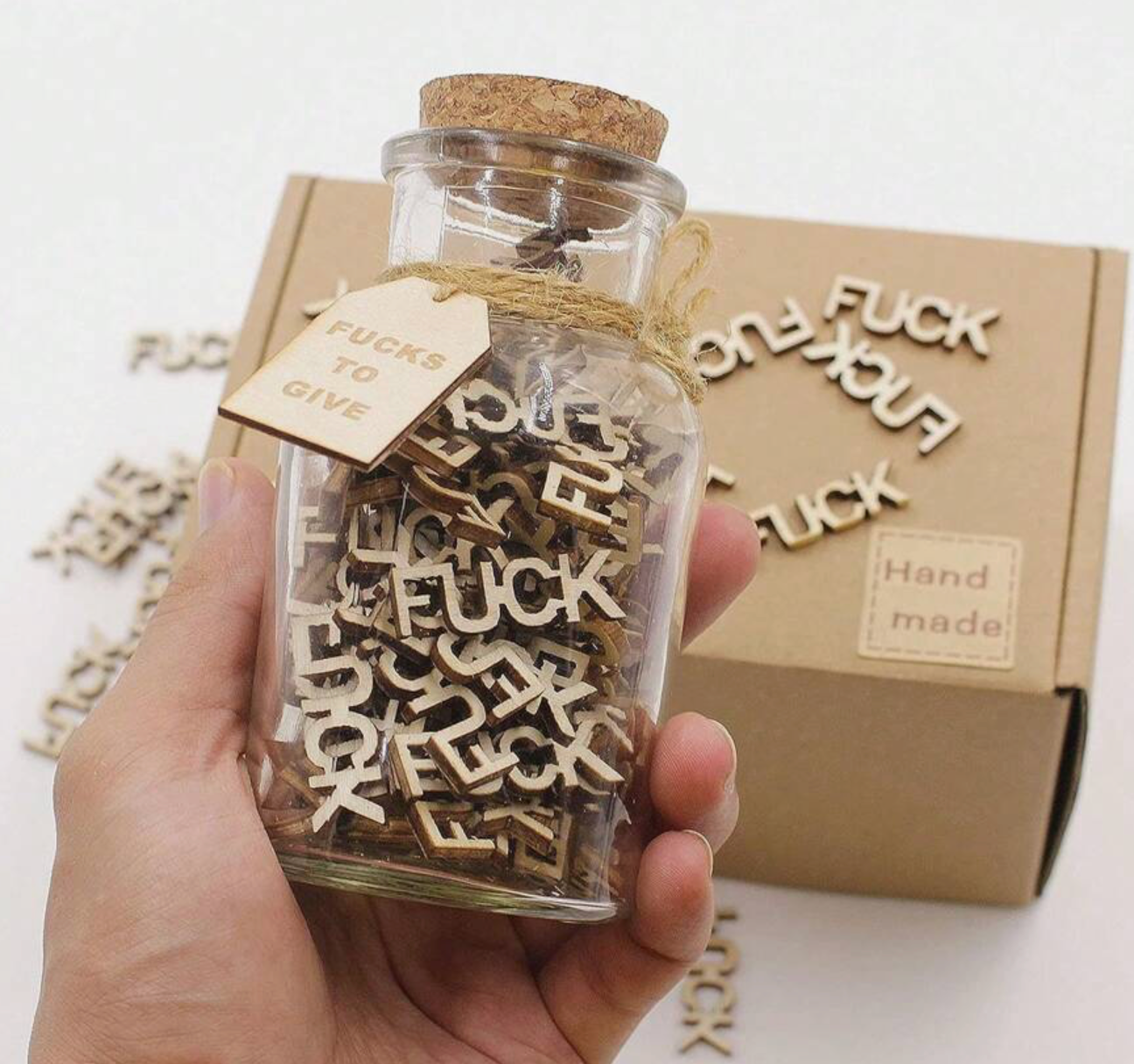 F*CKS To Give In A Glass Bottle