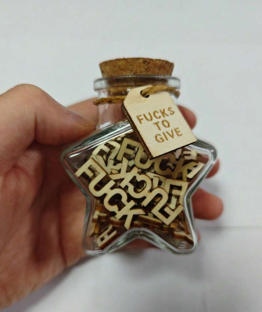 F*CKS To Give In A Glass Bottle