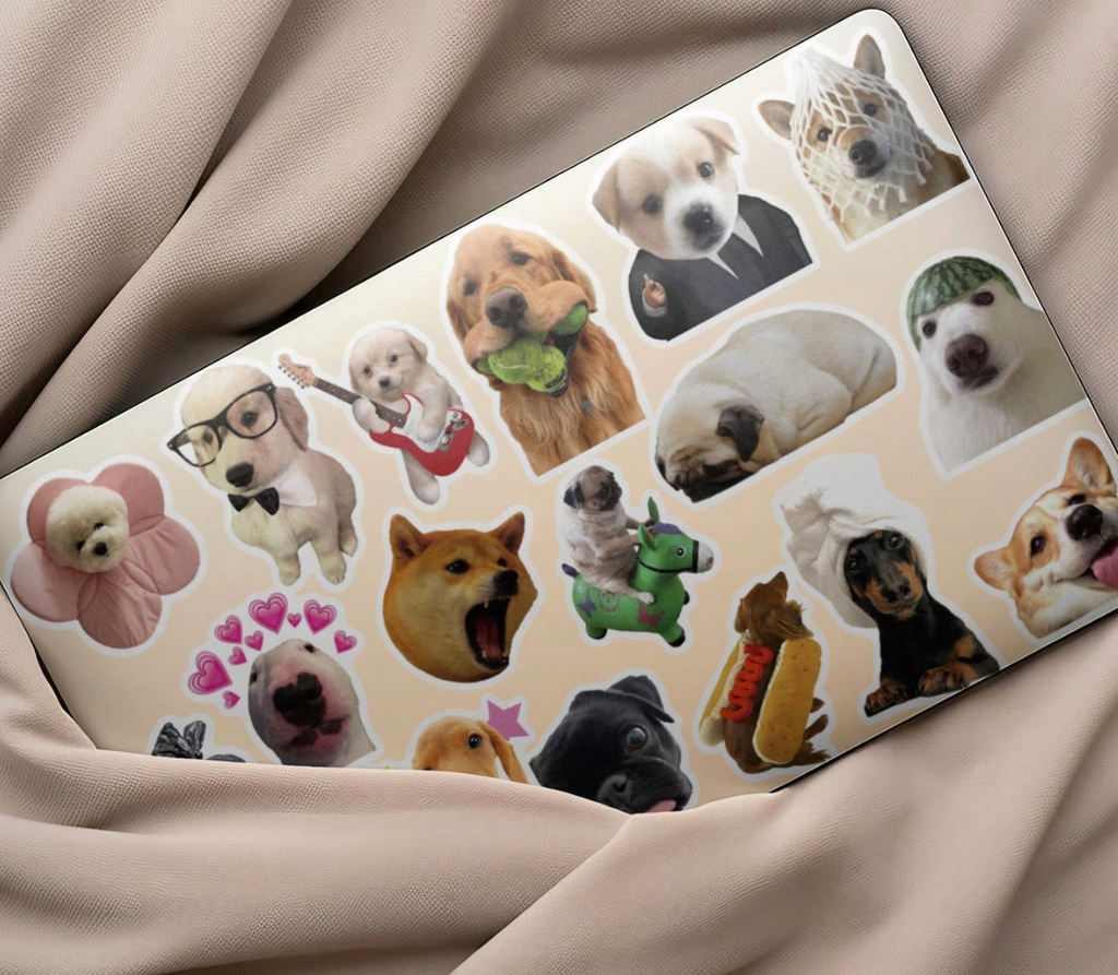 50pcs Funny Dog Meme Stickers