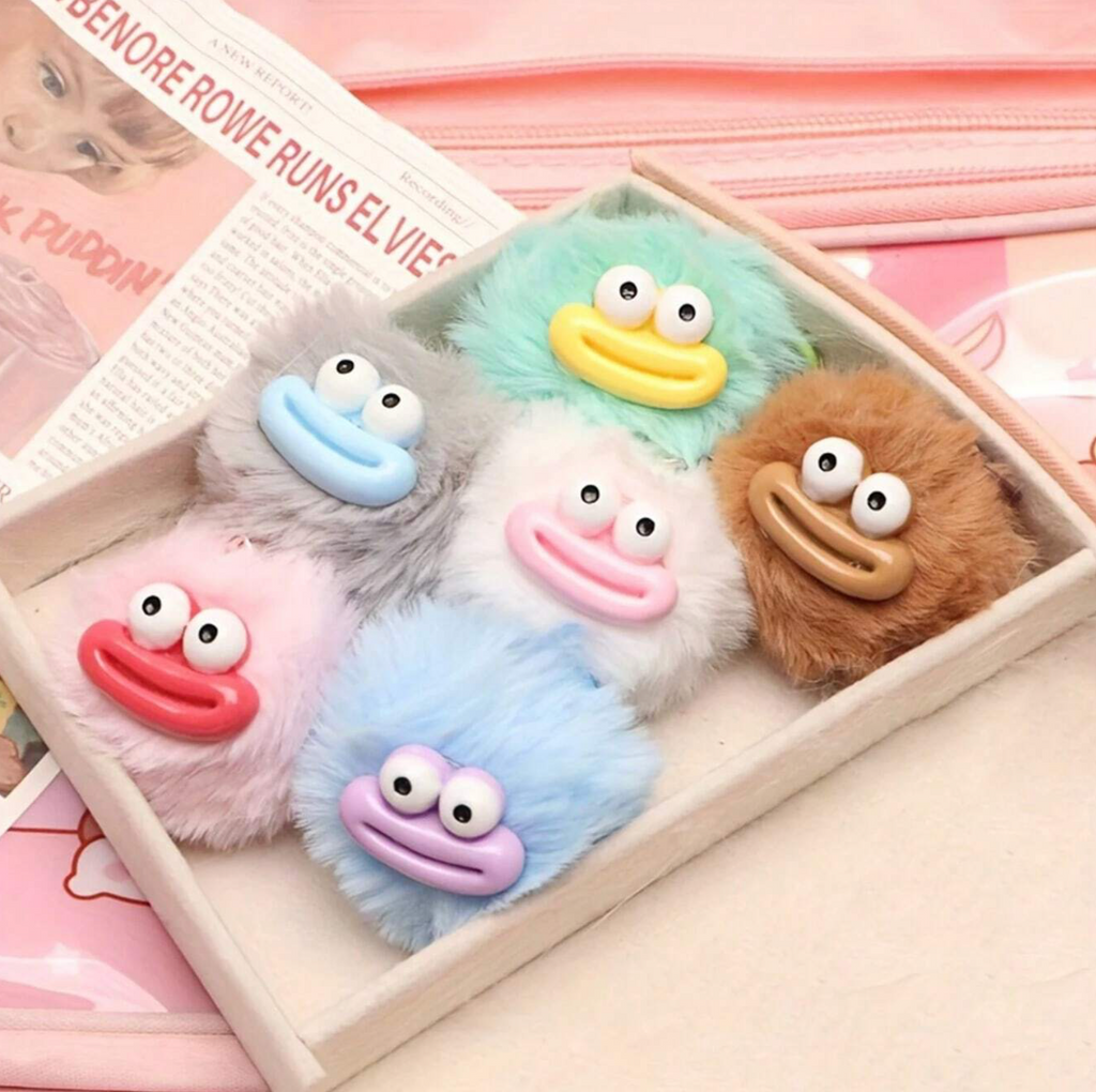 1pc Cute Sausage Mouth Plush Ball