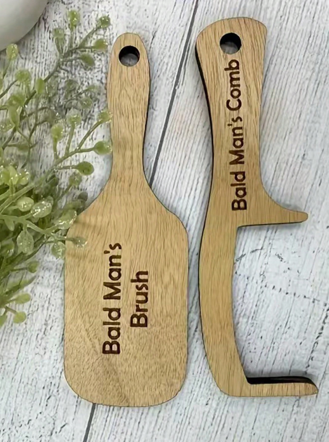 1pc Funny Gift Comb For Bald Men