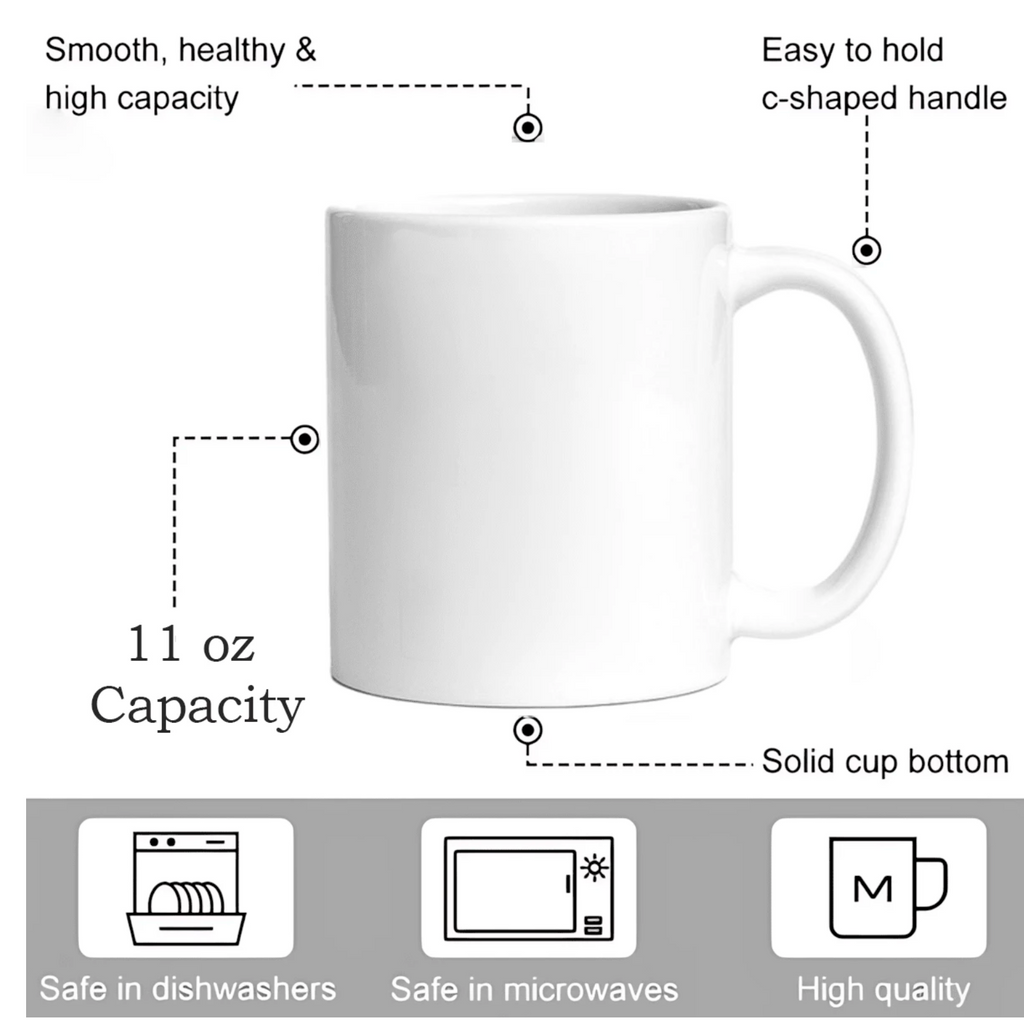 Rizz 'Em With The Tism Mug, 11 Oz Coffee Mug