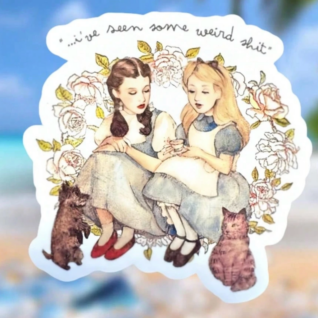 Retro Vintage Funny Quote Sticker With 'I've Seen Some Weird  Sh*t