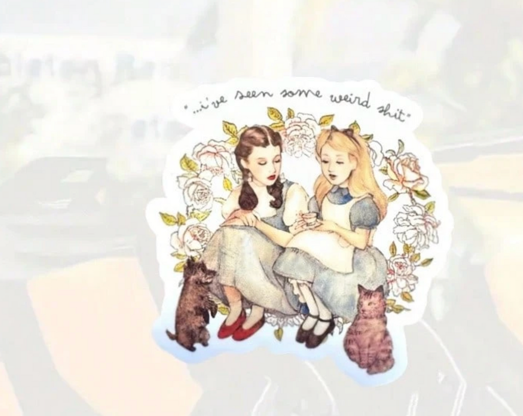 Retro Vintage Funny Quote Sticker With 'I've Seen Some Weird  Sh*t