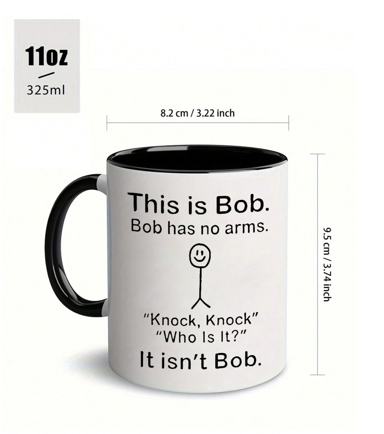 This Is Bob Funny Coffee Mug, Ceramic Coffee Cups
