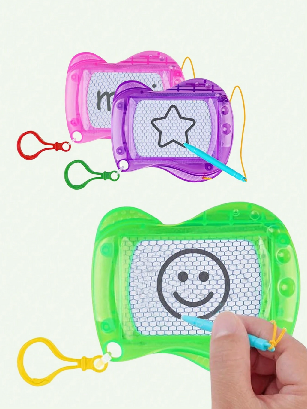 Mini Drawing Board Keychain Graffiti Board Set With Pen