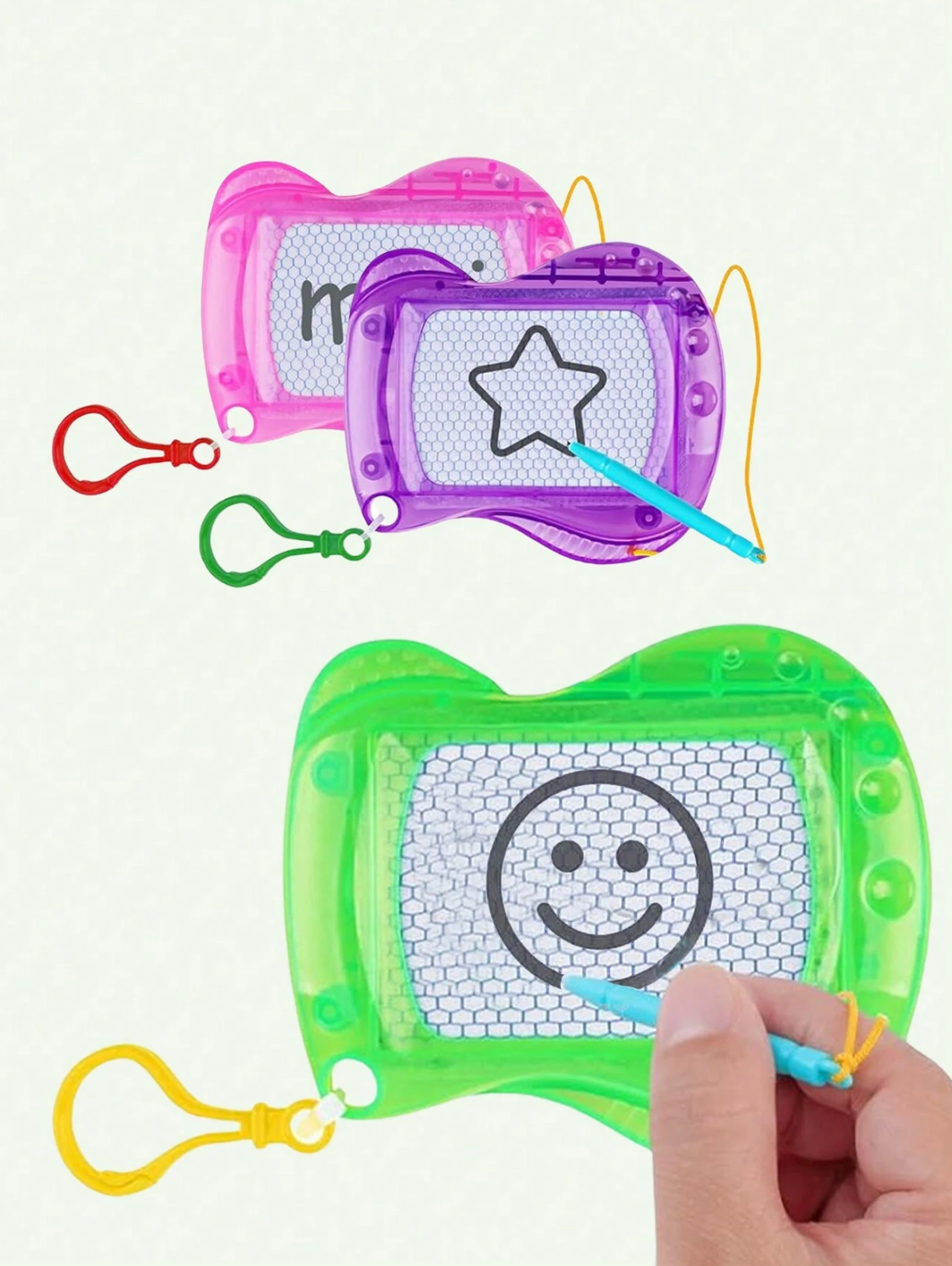 Mini Drawing Board Keychain Graffiti Board Set With Pen