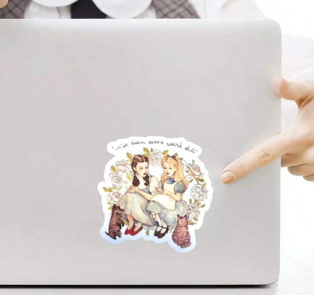 Retro Vintage Funny Quote Sticker With 'I've Seen Some Weird  Sh*t