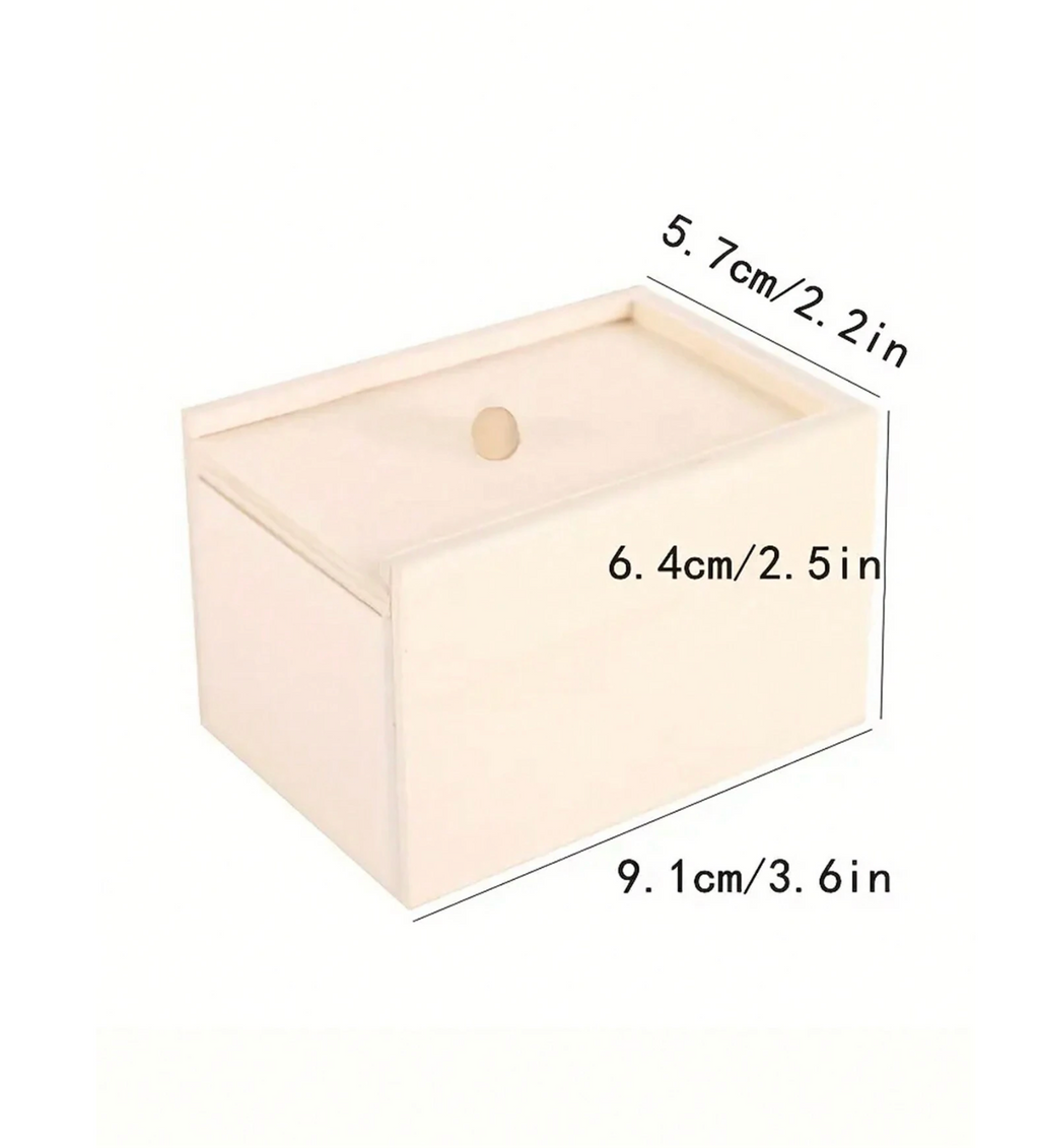 1pc Wooden Spider Prank Box - Handmade Joke Box