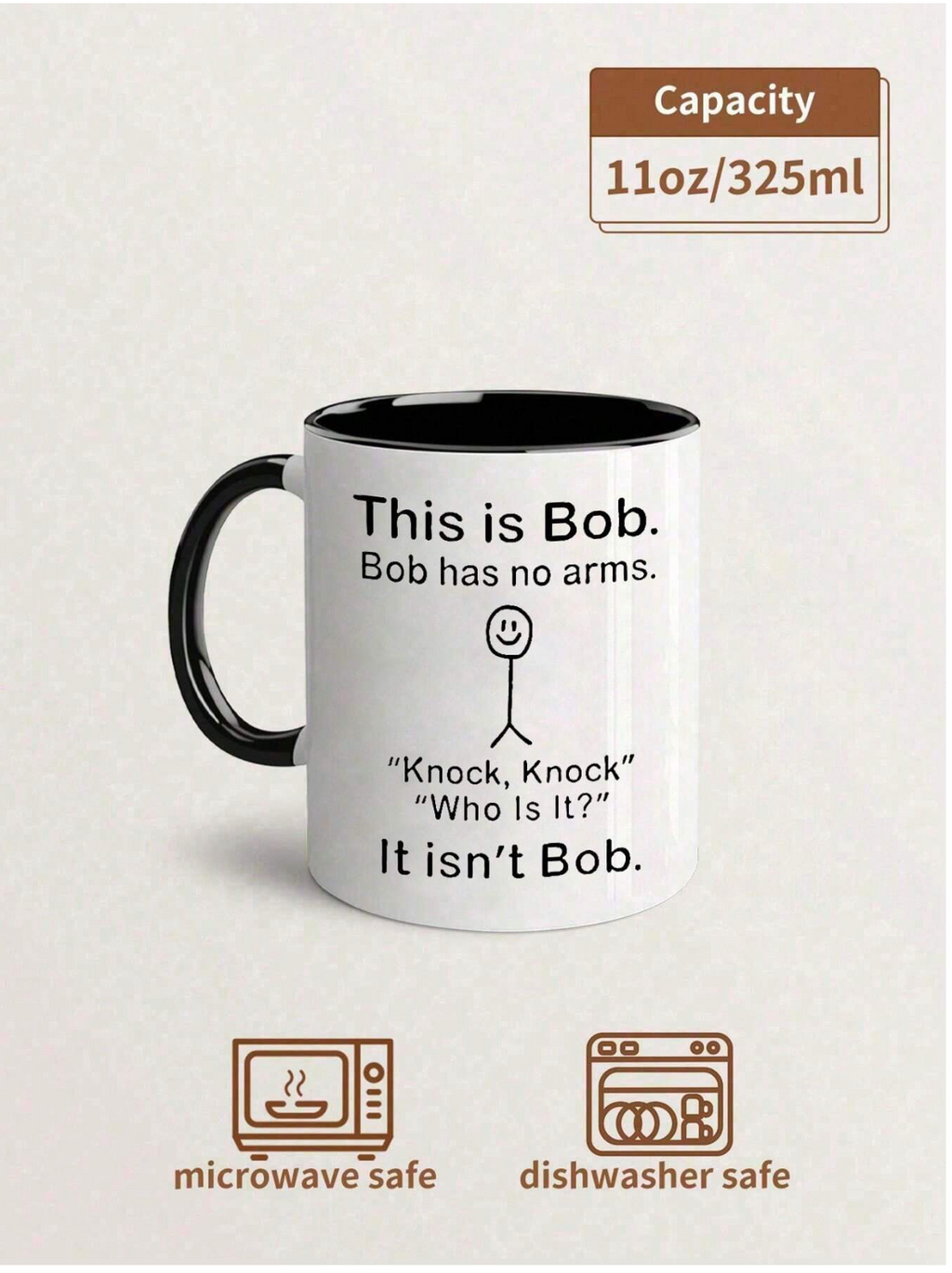 This Is Bob Funny Coffee Mug, Ceramic Coffee Cups