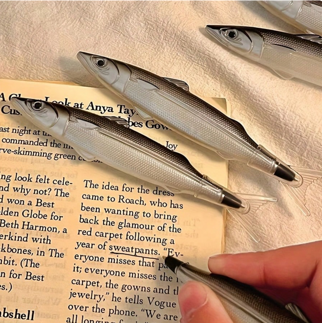 Creative Ocean Series Ballpoint Pen, Fish Styling Pen Gift Ballpoint Pen